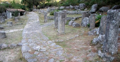 calzada romana via nova Orense