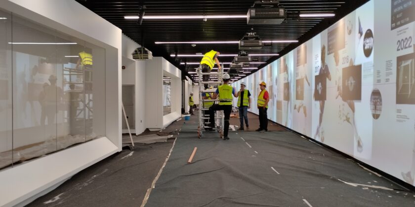 Dirección de obras del museo, tour y skywalk del Estadio Santiago Bernabéu, Madrid