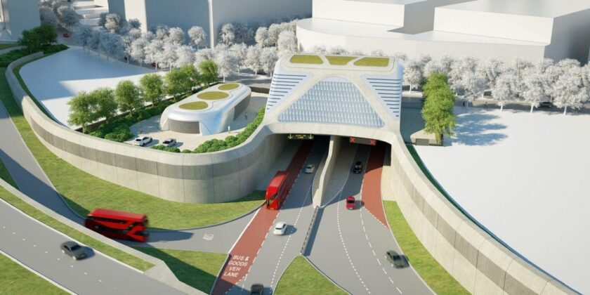 Tunel de Silvertown bajo el Támesis para Riverlinx