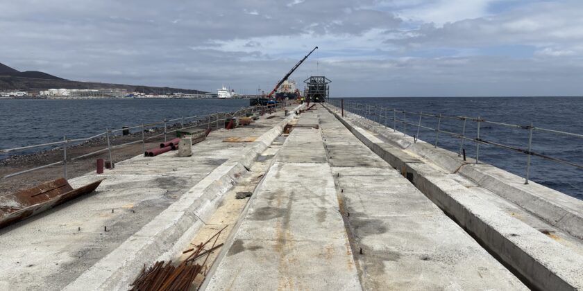Asistencia técnica para la construcción del dique de La Esfinge en el puerto de Las Palmas
