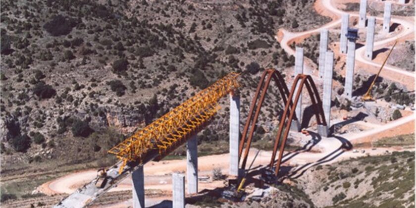 Viaducto sobre el río Albentosa, autovía Mudéjar A-23, Castellón